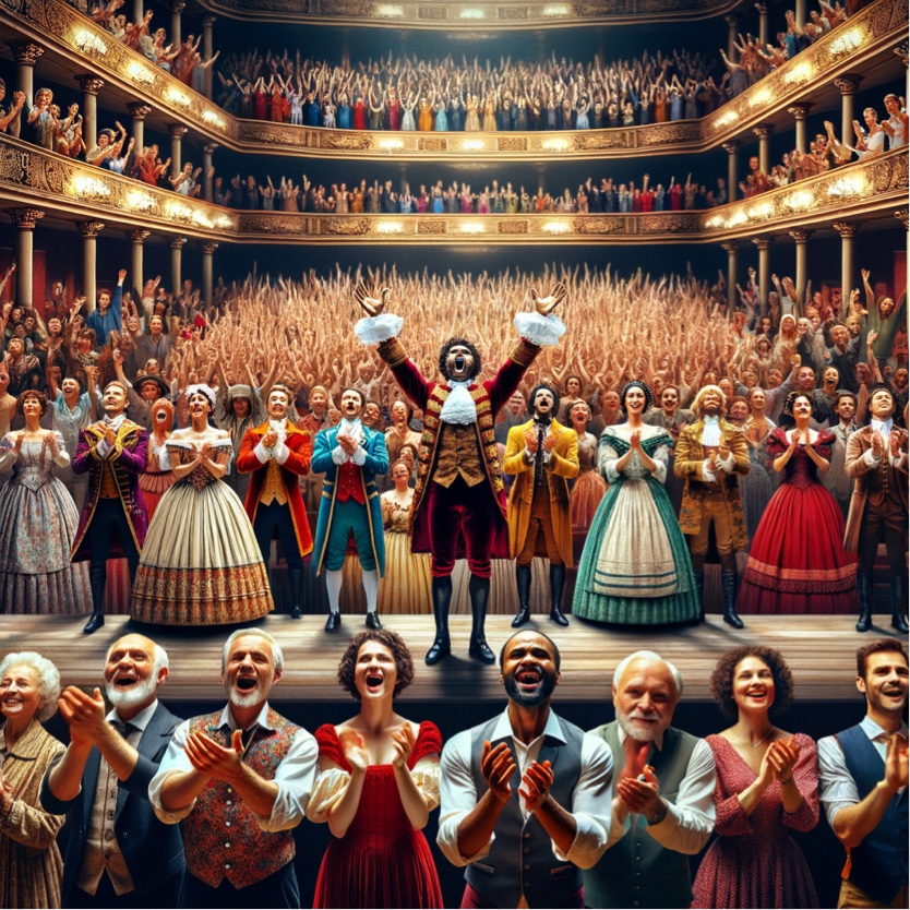 Standing Ovation at the opera.