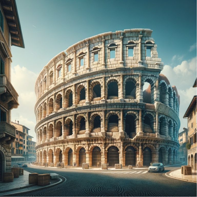 The Arena in Verona Italy